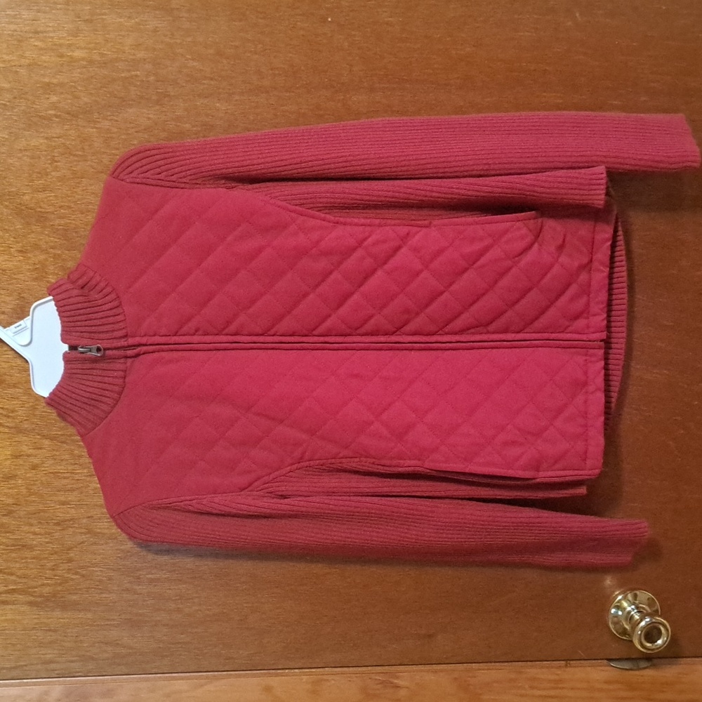 Women's Croft & Barrow Zip-up Sweater/Jacket Size PM (Petite Medium)